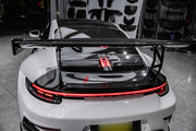 FULL DRY CARBON BODY KIT V3 for PORSCHE 911 992 2018+  Set includes:  Front Lip Front Bumper Vents Side Skirts Hood/Bonnet Spoiler Rear Bumper Mirror Covers Trunk Spoiler Exhaust Tips