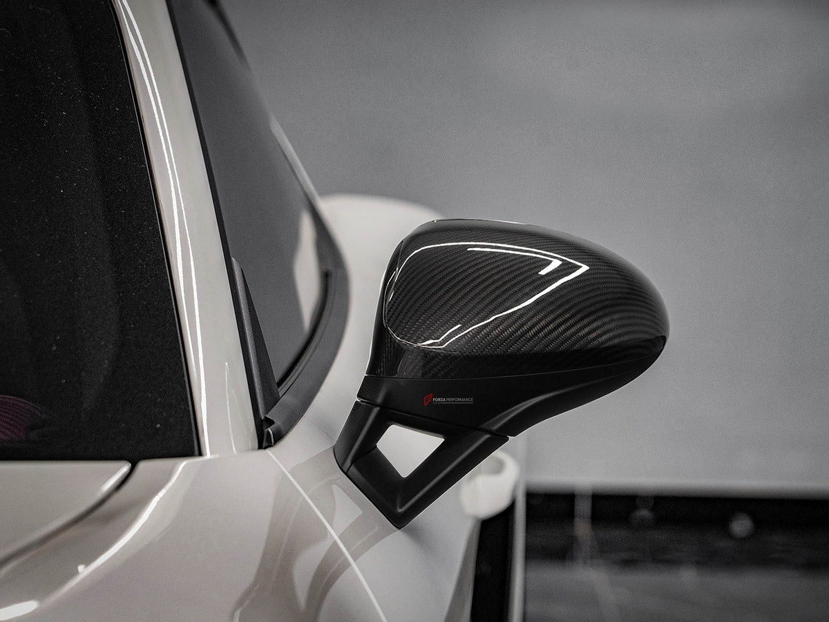 CARBON FIBER SIDE MIRROR COVERS for PORSCHE 718 2017 2018