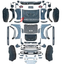 CONVERSION BODY KIT for FORD BRONCO VI U725 2021+ UPGRADE to RAPTOR 2022+ FACELIFT



Set includes:

Front Bumper Assembly
Hood
Front Headlights
Front Fenders
Rear Bumper Assembly
Rear taillights
Rear Fenders
Side Skirts

Material: Plastic with Aluminium

NOTE: Professional installation is required.
