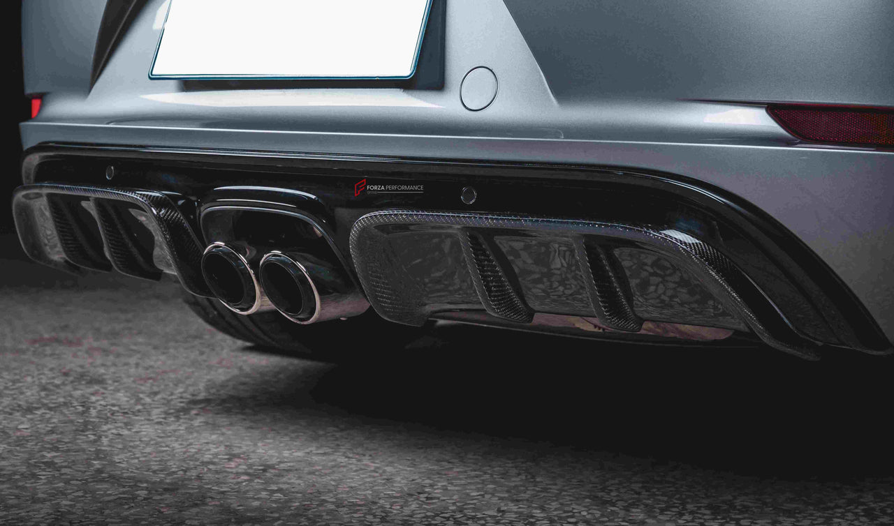 CARBON FRONT LIP AND REAR DIFFUSER for PORSCHE 718 982 BOXSTER CAYMAN 2016+