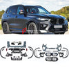 CONVERSION UPGRADE FACELIFT X5M BODY KIT FOR BMW X5 G05 2020+  Made in Taiwan  Set includes:  Front Bumper Assembly Fender Flares Side Skirts Rear Bumper Assembly Rear Diffuser Exhaust Tips
