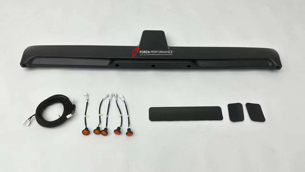 FRONT ROOF LED BAR with REAR SPOILER for Mercedes G Class 2018 - 2024