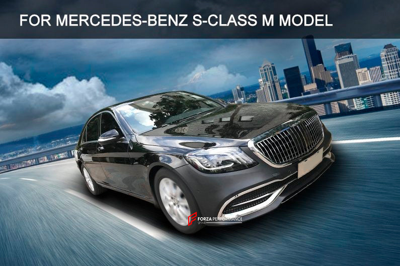 Body Kit for MERCEDES-BENZ S-CLASS M MODEL 2018+

Set includes:

Front bumper
Rear bumper
Grille
Exhaust tips
Rear bumper plate

Material: PP+ABS

Note: Professional installation is required.

Why “Contact Us for Pricing”?

We don’t display fixed prices because our goal is to offer you the most competitive deal possible. Product costs often decrease over time, and by requesting a quote, you’ll receive our most up-to-date price on market.

SECURED PAYMENT METHODS&nbsp;
PayPal (+4.4% fee)
Visa / Mastercard / 