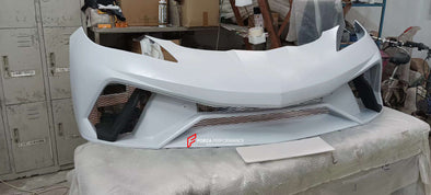 GRAN VELOCE STYLE FRONT BUMPER for CHEVROLET CORVETTE C8 2020 - 2023  Set includes:  Front Bumper