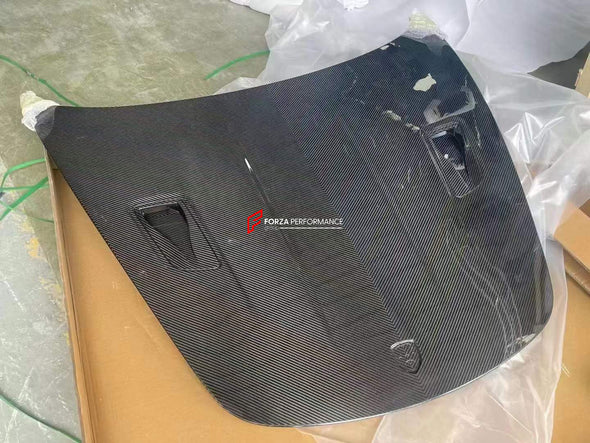 GT3 RS STYLE DRY CARBON TRUNK HOOD for PORSCHE 718 CAYMAN 981  Set Incudes:  Hood