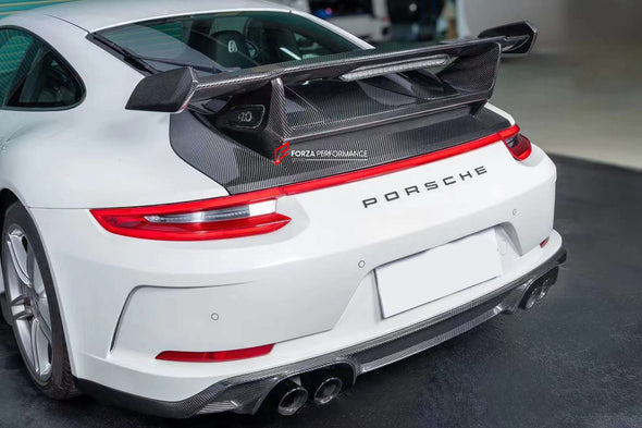 GT3 STYLE DRY CARBON REAR WING SPOILER for PORSCHE 911 991 2011 - 2020  Set includes:  Rear Spoiler