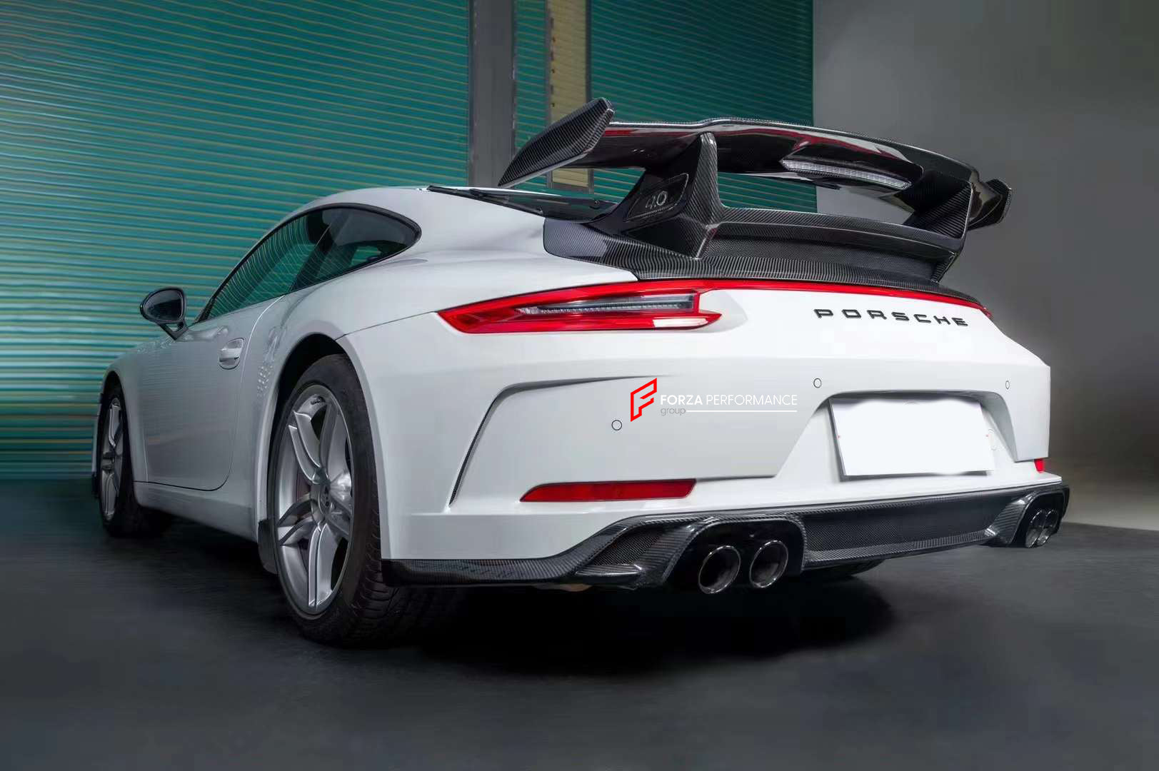 991 Rear DRY CARBON REAR WING SPOILER for PORSCHE 911 991 2011 - 2020 | GT3 STY ...