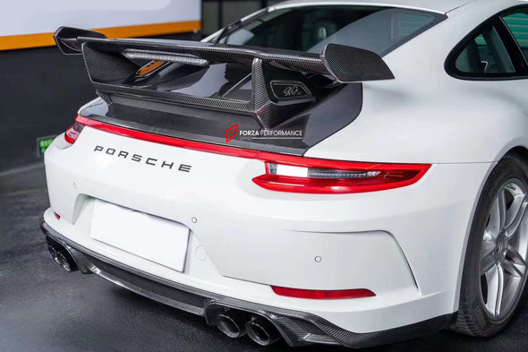 GT3 STYLE DRY CARBON REAR WING SPOILER for PORSCHE 911 991 2011 - 2020  Set includes:  Rear Spoiler