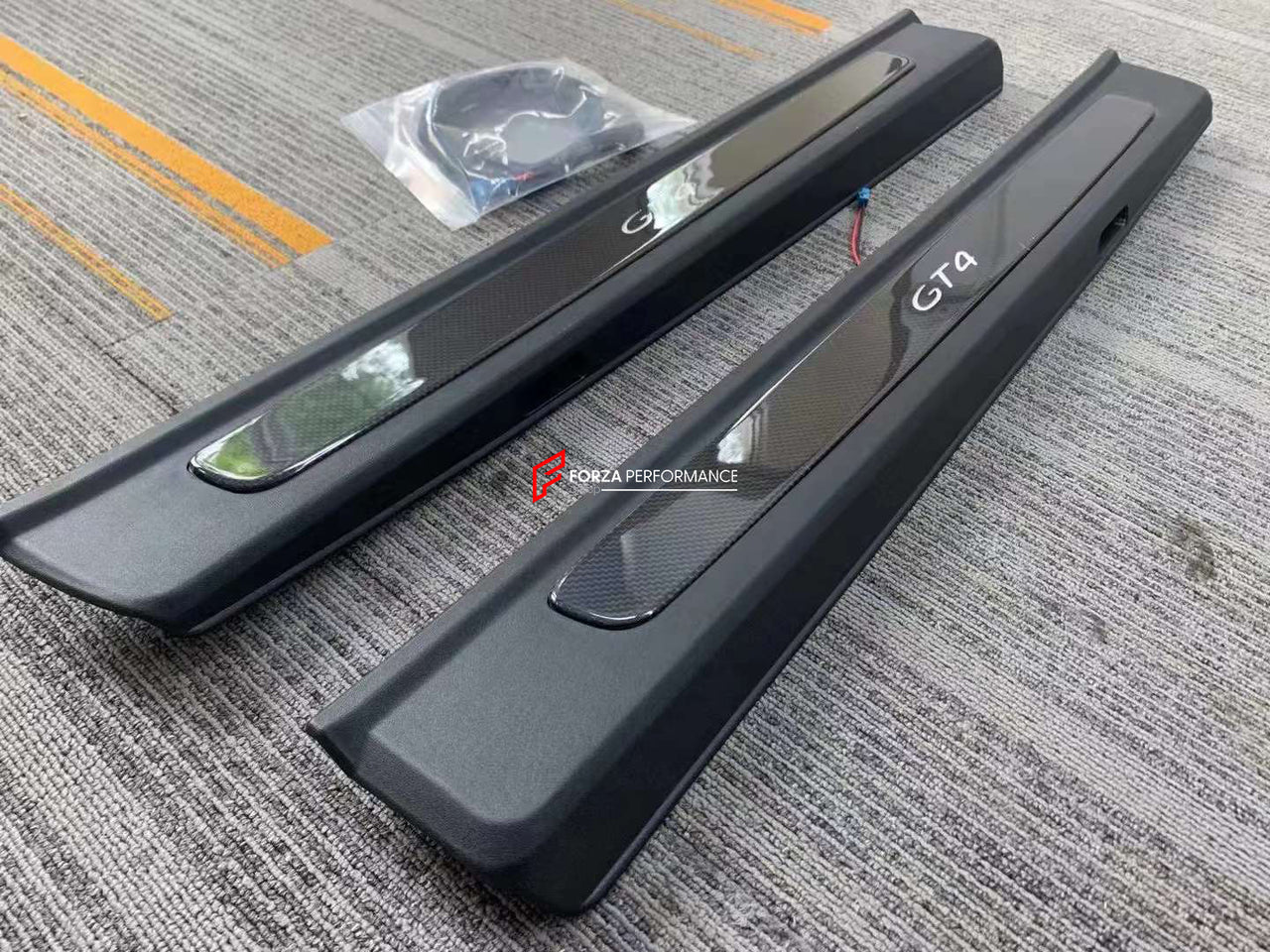 GT4 DOOR SEALS for PORSCHE 718 BOXSTER CAYMAN 2016+  Set includes:  Door Seals