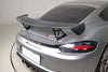 GT4 DRY CARBON REAR SPOILER for PORSCHE CAYMAN BOXSTER 982 718 2016+  Set includes:  Rear Spoiler