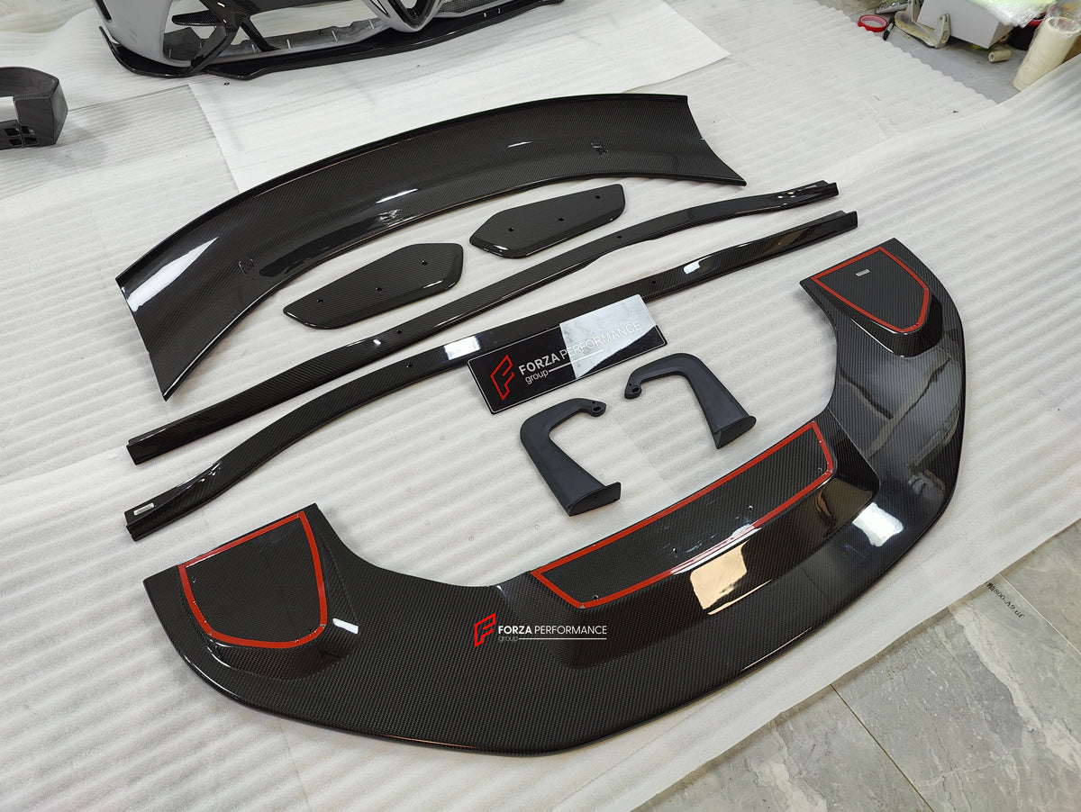 GT4 CARBON BODY KIT for LOTUS EMIRA Set includes:  Front Lip Rear Diffuser Side Skirts Rear Spoiler