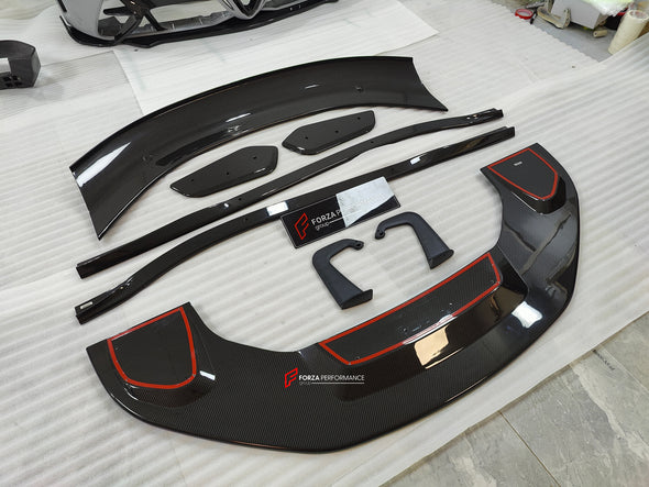 GT4 CARBON BODY KIT for LOTUS EMIRA Set includes:  Front Lip Rear Diffuser Side Skirts Rear Spoiler