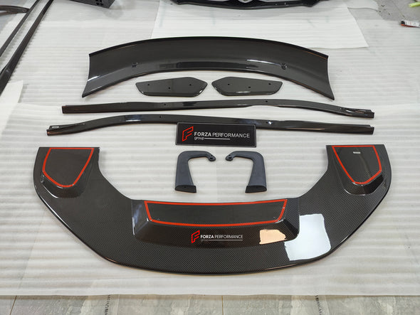 GT4 CARBON BODY KIT for LOTUS EMIRA Set includes:  Front Lip Rear Diffuser Side Skirts Rear Spoiler