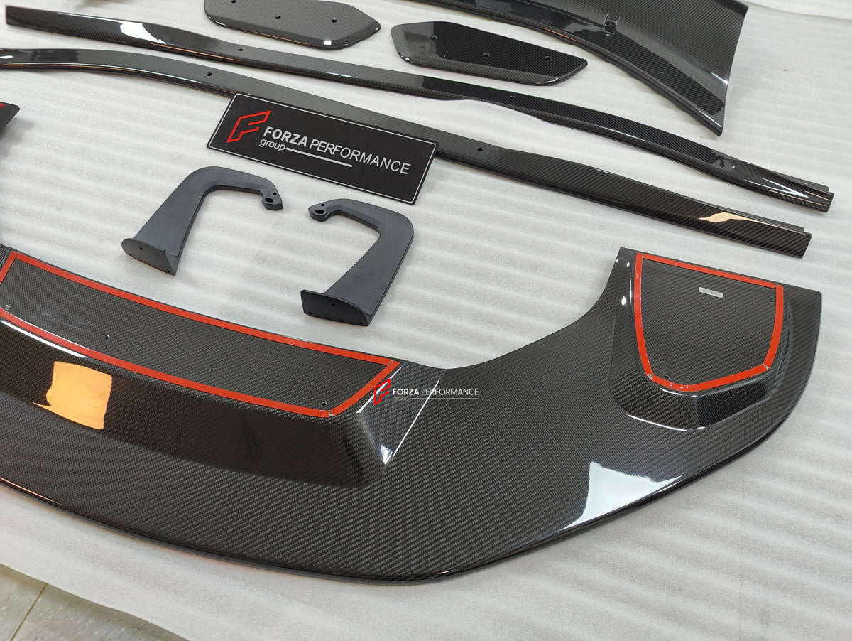 GT4 CARBON BODY KIT for LOTUS EMIRA Set includes:  Front Lip Rear Diffuser Side Skirts Rear Spoiler