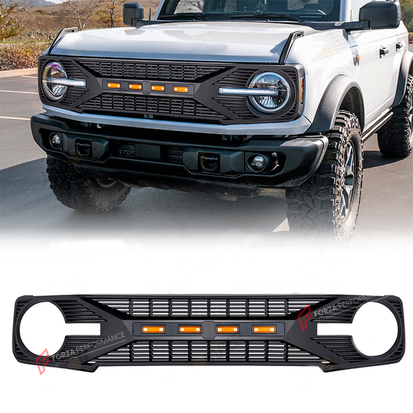 Front Grill with LED for Ford Bronco 2021+