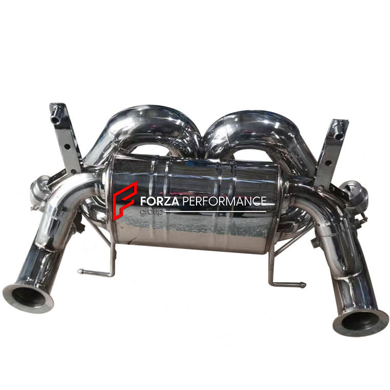 Forza Performance Aggressive sporty sound LAMBORGHINI AVENTADOR LP700 6.5T 2011 - 2016

Set includes:

Valved Bypass Muffler with X Pipe

Exhaust Tips

Electronic Remote Valve Control

Material: Stainless Steel (can be made in Titanium)

Optional: We can offer downpipe and catless downpipe

Production time: 15 days

FEATURES:

Engineered Digital prototyping using 3D CAD design software, each car model chassis has been 3D laser scanned in the factory
Factory run all test cars on Italian 1200HP Dyno machine, 