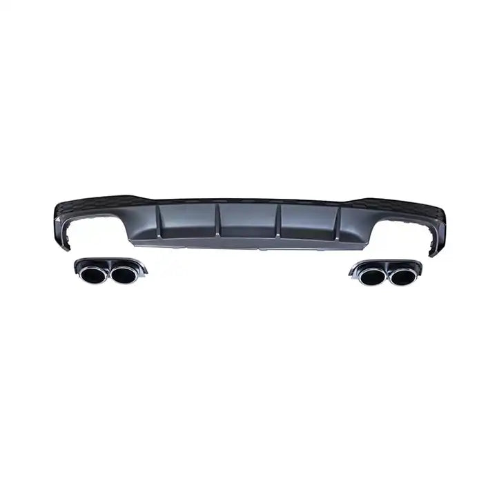 S7 | RS7 REAR DIFFUSER WITH EXHAUST TIPS for AUDI A7 4K8 2019 - 2023  Set includes:  Rear Diffuser Exhaust Tips