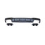 S7 | RS7 REAR DIFFUSER WITH EXHAUST TIPS for AUDI A7 4K8 2019 - 2023  Set includes:  Rear Diffuser Exhaust Tips
