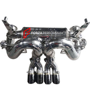 Forza Performance Aggressive sporty sound LAMBORGHINI AVENTADOR LP700 6.5T 2011 - 2016

Set includes:

Valved Bypass Muffler with X Pipe

Exhaust Tips

Electronic Remote Valve Control

Material: Stainless Steel (can be made in Titanium)

Optional: We can offer downpipe and catless downpipe

Production time: 15 days

FEATURES:

Engineered Digital prototyping using 3D CAD design software, each car model chassis has been 3D laser scanned in the factory
Factory run all test cars on Italian 1200HP Dyno machine, 