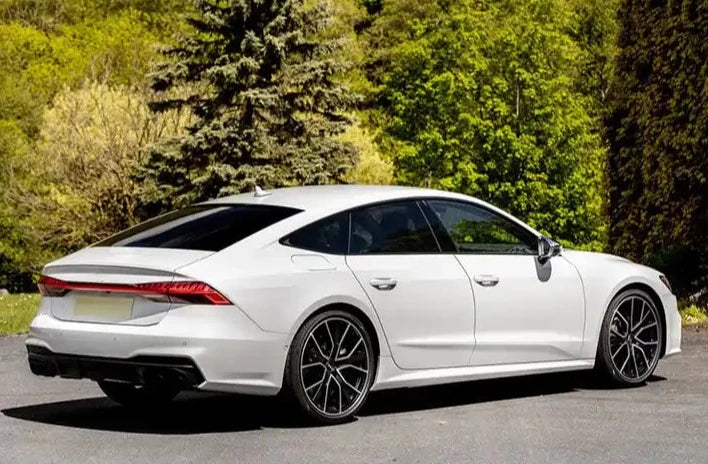 S7 | RS7 REAR DIFFUSER WITH EXHAUST TIPS for AUDI A7 4K8 2019 - 2023  Set includes:  Rear Diffuser Exhaust Tips