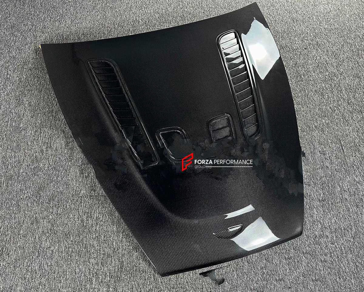 HOOD for ASTON MARTIN VANTAGE AM6 2018 - 2024

Set includes:
Hood / Bonnet

Material: Carbon Fiber

NOTE: Professional installation is required