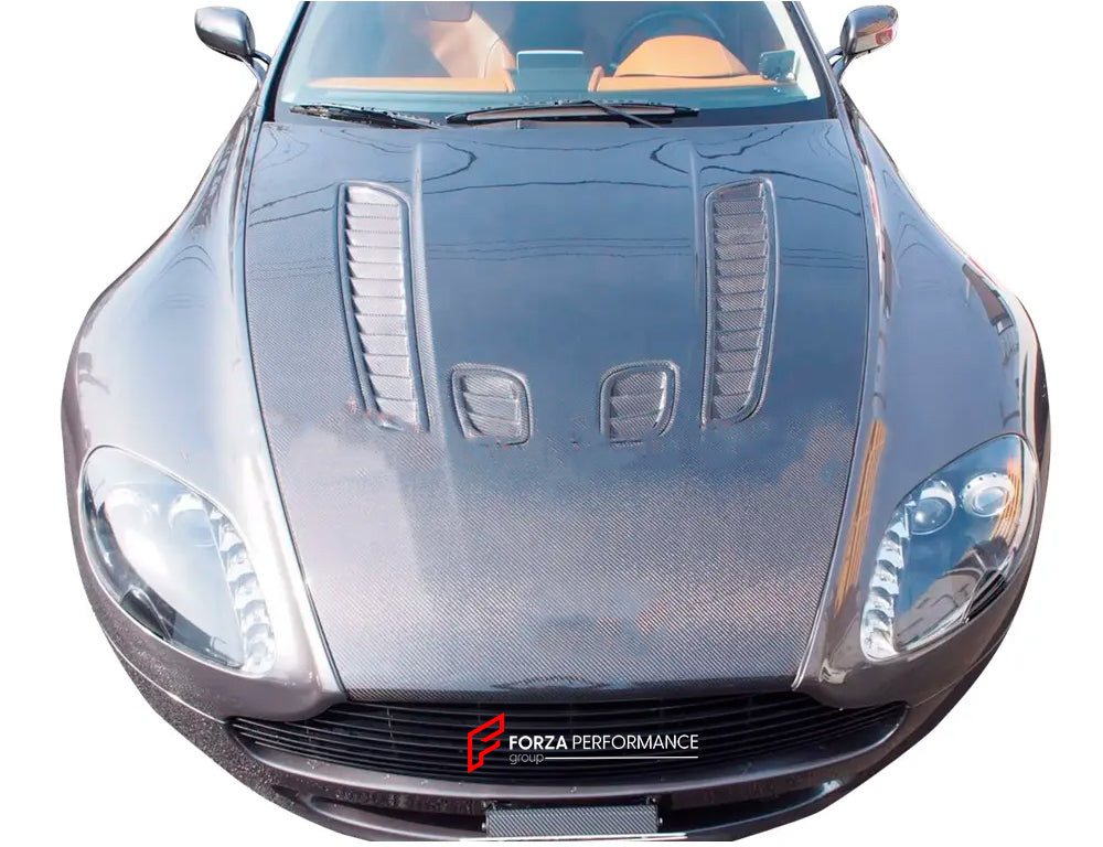 HOOD for ASTON MARTIN VANTAGE AM6 2018 - 2024

Set includes:
Hood / Bonnet

Material: Carbon Fiber

NOTE: Professional installation is required