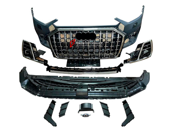 HORCH BODY KIT for AUDI S8 D5 FACELIFT 2021+

Set includes:

Front Lip
Front Bumper Assembly
Grille
Fog Lights Covers
Side Logo Covers&nbsp;
Rear Diffuser
Exhaust Tips

Material:&nbsp;Plastic

* Each part can be sent separately. Contact us if you need a specific part.

NOTE: Professional installation is required.