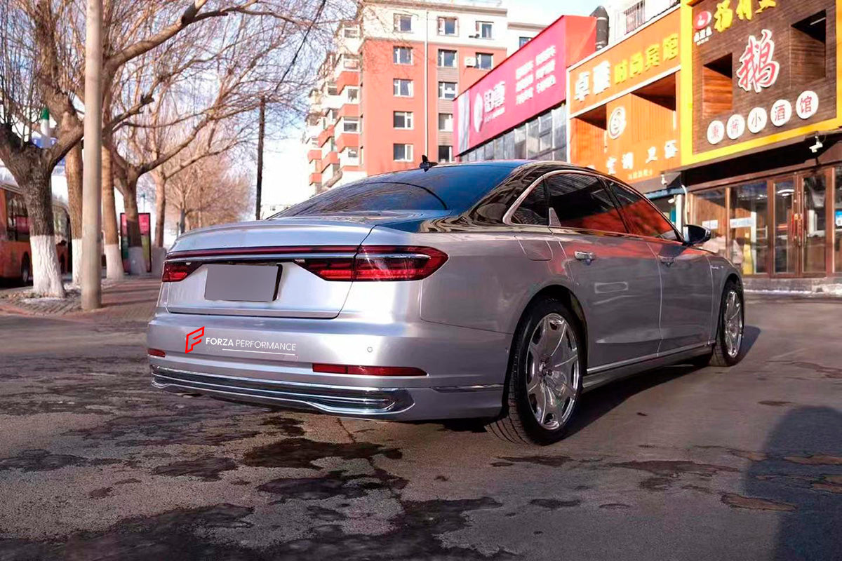 HORCH BODY KIT for AUDI S8 D5 FACELIFT 2021+

Set includes:

Front Lip
Front Bumper Assembly
Grille
Fog Lights Covers
Side Logo Covers
Rear Diffuser


Material:Plastic

NOTE: Professional installation is required.