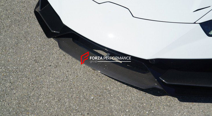 DRY CARBON N TYPE WIDE BODY KIT V2 for LAMBORGHINI HURACAN EVO  Set includes: Front Lip Side Skirts Rear Diffuser Rear Spoiler