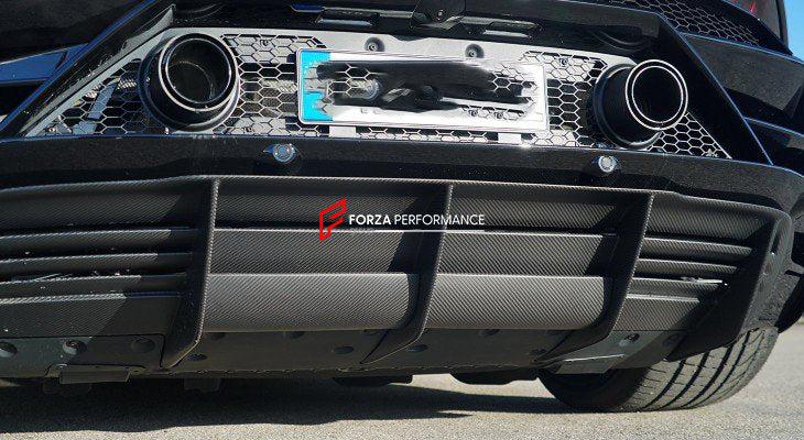 DRY CARBON N TYPE WIDE BODY KIT for LAMBORGHINI HURACAN EVO  Set includes: Front Lip Air Vent Covers Side Skirts Rear Diffuser Rear Spoiler