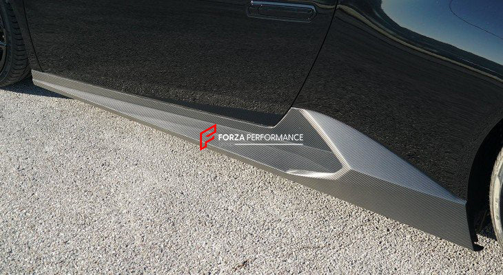 DRY CARBON N TYPE WIDE BODY KIT for LAMBORGHINI HURACAN EVO  Set includes: Front Lip Air Vent Covers Side Skirts Rear Diffuser Rear Spoiler