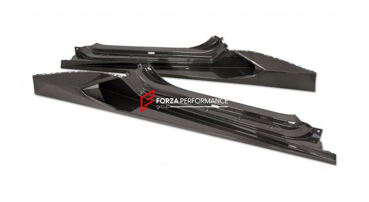 DRY CARBON N TYPE WIDE BODY KIT V2 for LAMBORGHINI HURACAN EVO  Set includes: Front Lip Side Skirts Rear Diffuser Rear Spoiler