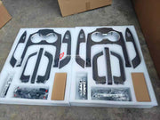 INTERIOR KIT for TOYOTA LAND CRUISER 300 LC 300 2021+

Set includes:

Cupholder
Arm Console
Dashboard Trims
Door Handle Trims
Speaker Covers

Material: Mahogany Wood

NOTE: Professional installation is required.