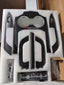 INTERIOR KIT for TOYOTA LAND CRUISER 300 LC 300 2021+

Set includes:

Cupholder
Arm Console
Dashboard Trims
Door Handle Trims
Speaker Covers

Material: Mahogany Wood

NOTE: Professional installation is required.