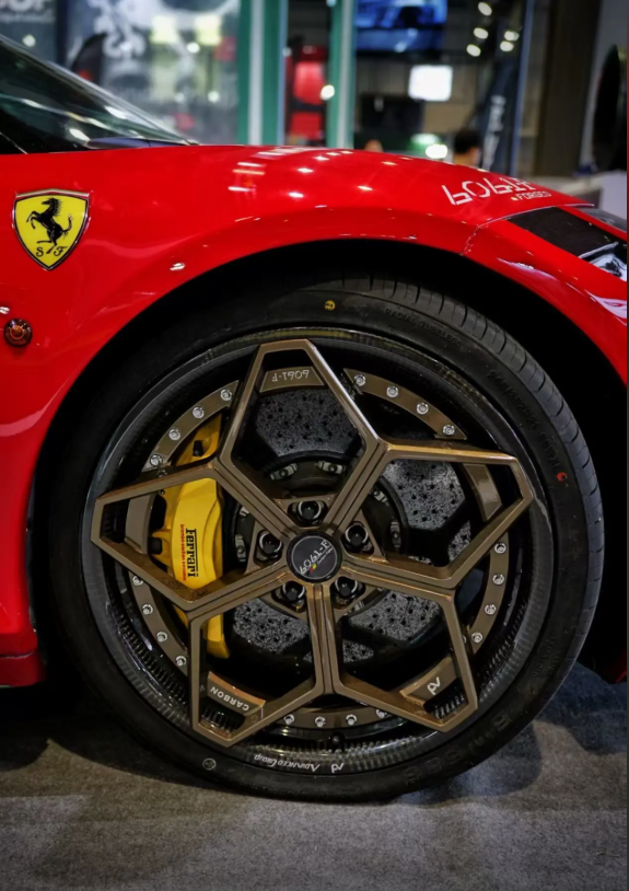 20 INCH CARBON BARREL FORGED WHEELS RIMS for FERRARI 488 GTB