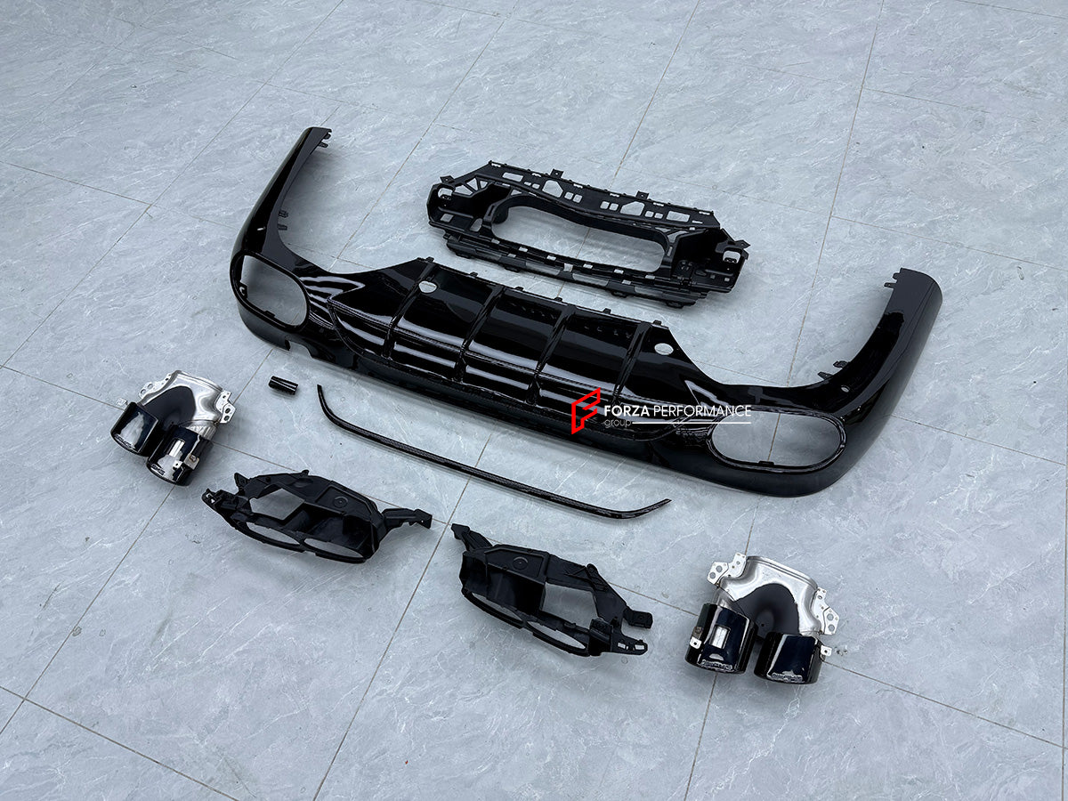 REAR DIFFUSER WITH SILVER EXHAUST TIPS for MERCEDES BENZ E-CLASS W214 E53 STYLE 2024+


Set includes:
Rear diffuser with silver trim and brackets
Silver muffler tips

Material: Plastic PP and stainless steel. Perfect fitment

Note: Professional installation is required.

Payment ►
Visa

Mastercard

PayPal with a credit card (add 4.4% at checkout)
Payoneer
Cryptocurrency
Shipment ►
By express DHL/UPS/TNT/FedEx
To the local international airport
Special line by air
Special line by the sea
To Europe and the UK