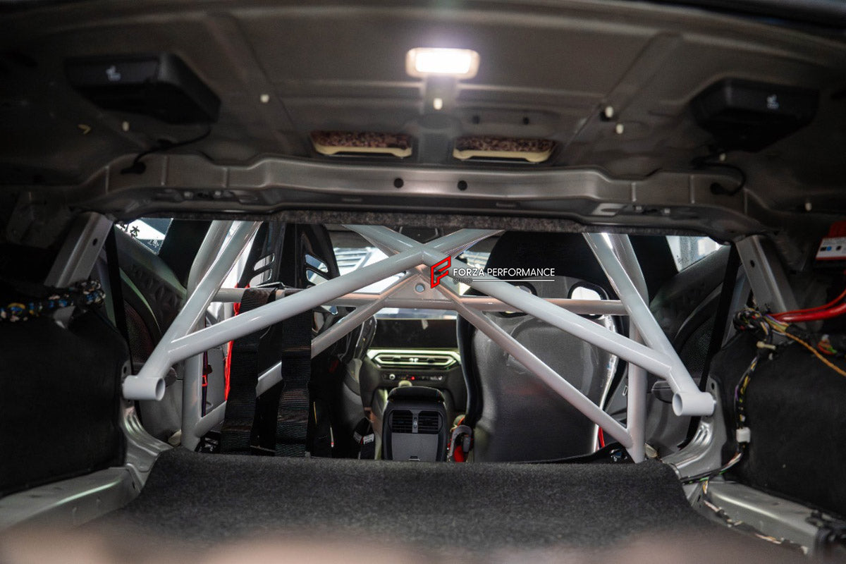 Bolt On Roll Cage for BMW M2 G87 LCI 2024+
Set includes:

Roll Bar
Material: Chromoly Alloy Steel

NOTE: Professional installation is required.