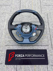 CARBON LEATHER STEERING WHEEL for FERRARI 458 SPIDER ITALIA SPECIALE 2009 - 2016
Set includes:

Steering Wheel
Material: Carbon + Leather

NOTE: Professional installation is required.
