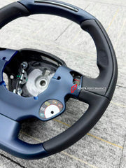 CARBON LEATHER STEERING WHEEL for FERRARI 458 SPIDER ITALIA SPECIALE 2009 - 2016
Set includes:

Steering Wheel
Material: Carbon + Leather

NOTE: Professional installation is required.