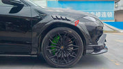 FORGED CARBON WIDE BODY KIT for LAMBORGHINI URUS SE FACELIFT 2025+ FORZA PERFORMANCE WD style kit
Set includes:

Front Lip
Hood Bonnet
Fender Flares
Side Skirts
Rear Wing Spoiler
Rear Spoiler
Rear Diffuser
Rear Bumper Splitters
Material: Forged Carbon

NOTE: Professional installation is required.