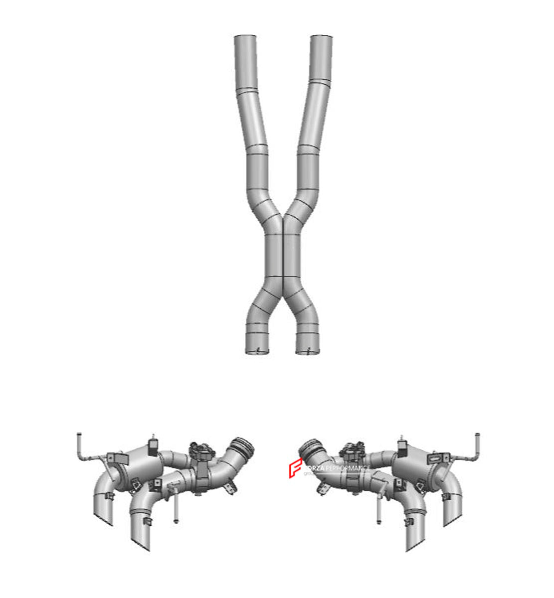 EXHAUST CATBACK MUFFLER for FERRARI PUROSANGUE V12 6.5 2023+

Set includes:

Middle X Pipe
Left Valved Bypass Muffler with Exhaust Tips
Right Valved Bypass Muffler with Exhaust Tips
Electronic Valve Actuators
Material: Stainless Steel (Can be made of Titanium)

Production time: 10-15 days