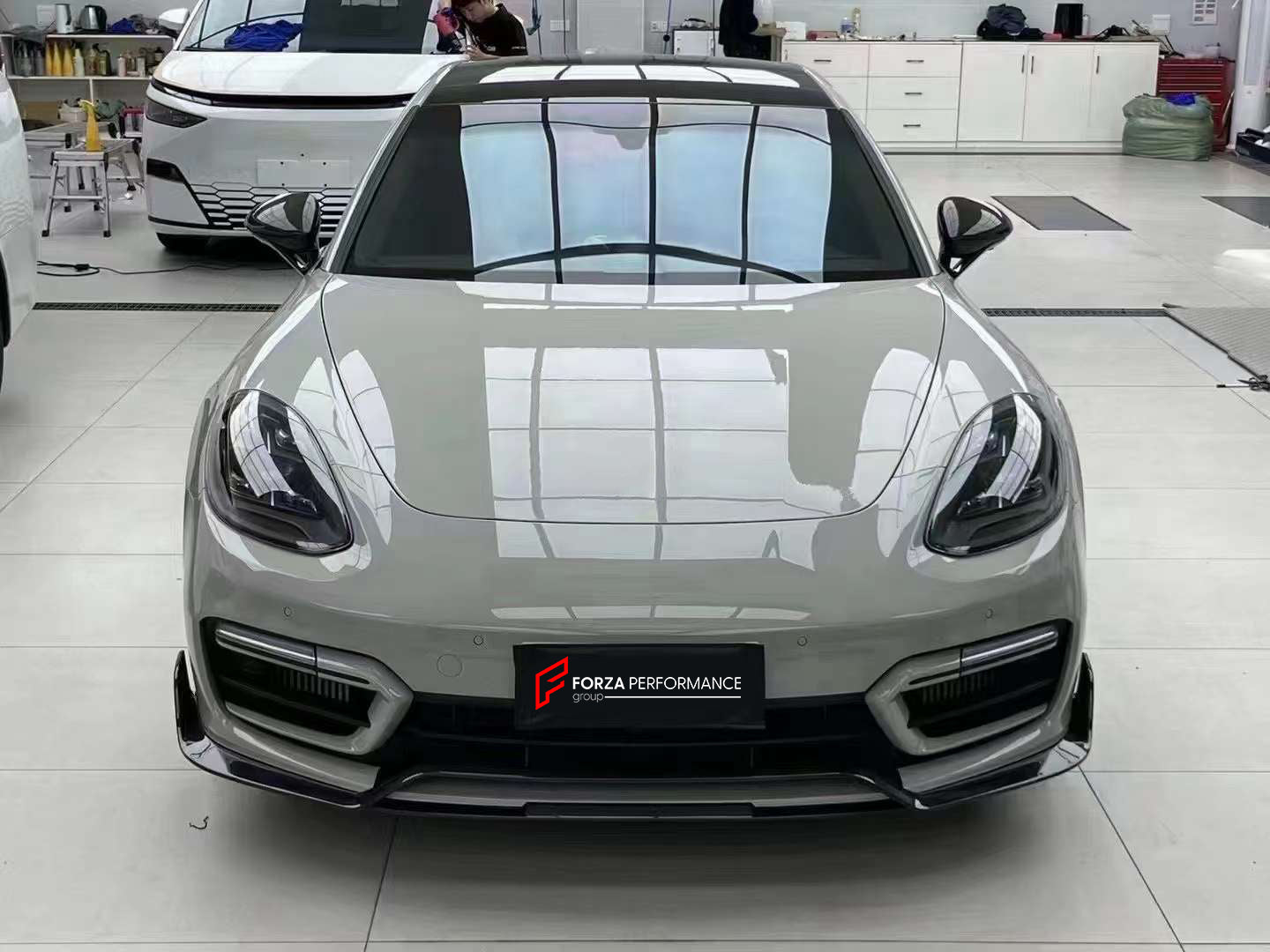 KDA STYLE CARBON FRONT LIP for PORSCHE PANAMERA 971 971.2 TURBO S