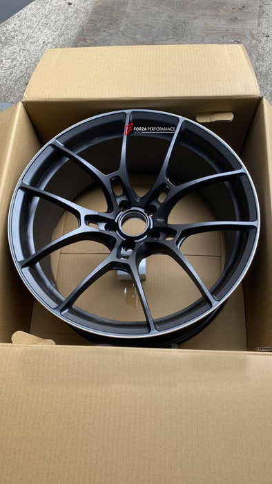 RAYS We manufacture premium quality forged wheels rims for BMW M3 G80 2020+ in any design, size, color. Wheels size: Front 19 x 9,5 ET 20 Rear 20 x 10,5 ET 20 PCD: 5 x 112 CB: 66,5 Forged wheels can be produced in any wheel specs by your inquiries and we can provide our specs