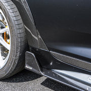 KARBEL CARBON CARBON FIBER SIDE SKIRTS FOR AUDI A6 ALLROAD C8 2020-ON