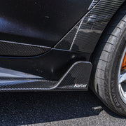 KARBEL CARBON CARBON FIBER SIDE SKIRTS FOR AUDI A6 ALLROAD C8 2020-ON