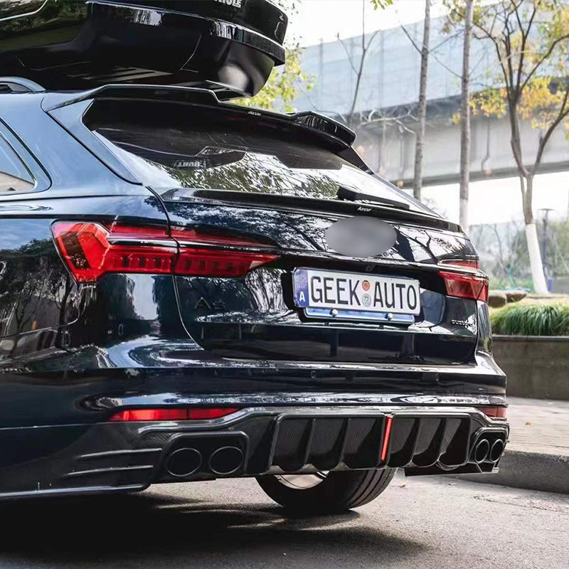 KARBEL CARBON CARBON FIBER REAR TRUNK SPOILER FOR AUDI A6 ALLROAD C8 2020-ON