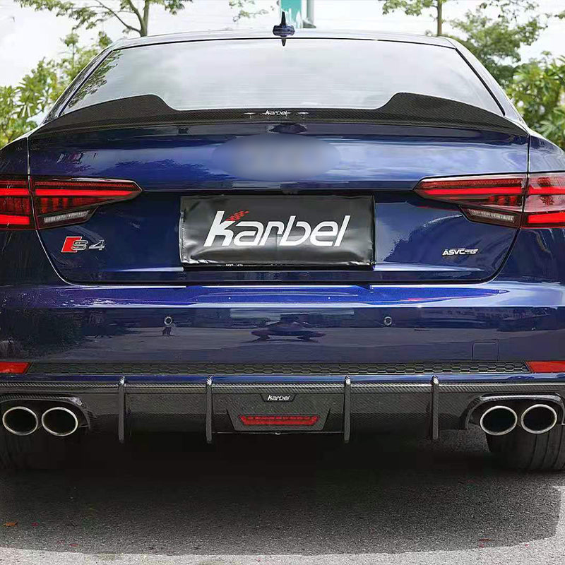 S4 Diffuser KARBEL CARBON DRY CARBON FIBER REAR DIFFUSER FOR AUDI S4 & A4 S LINE 2 ...