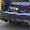 KARBEL CARBON DRY CARBON FIBER REAR DIFFUSER FOR AUDI S4 & A4 S LINE 2017-2019 B9