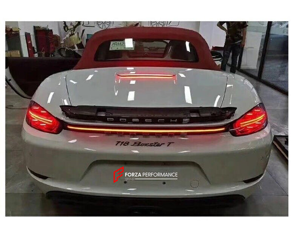 LED STRIP TAIL LIGHT for PORSCHE 718 BOXSTER CAYMAN 2017 - 2023  Set includes:  Tail Light