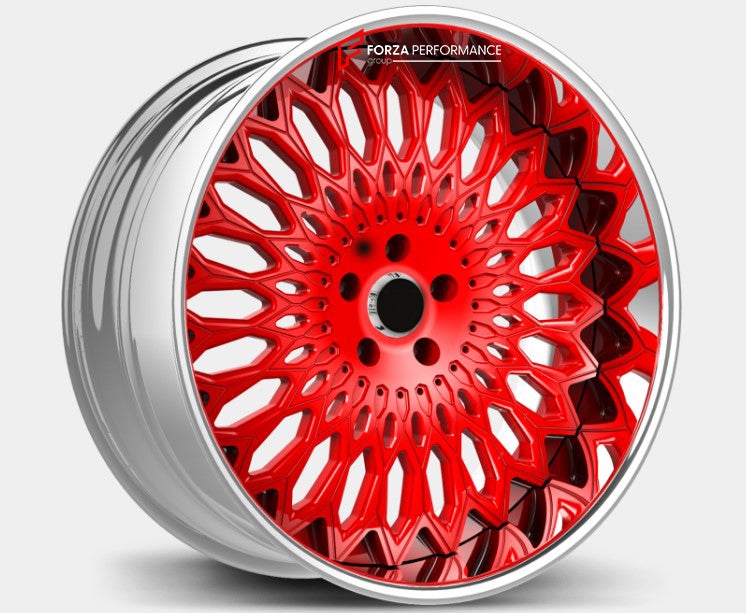 FORGED DUALLY TRUCK FORGED WHEELS RIMS for FORD F-550 CHASSIS CAB DRW SUPER DUTY 1999 - PRESENT